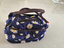 畅印防泼水牛津布女包多功能妈妈手提小布包便当包饭盒袋休闲帆布包 深蓝太阳花 实拍图
