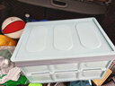 汽车车用折叠后备箱收纳箱易收纳储物箱置物袋车载尾箱整理箱储物 天空蓝（55L) 实拍图
