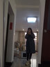 娜兰斯 穿衣镜全身镜落地镜铝合金家用壁挂试衣卧室镜子贴墙现代大镜子 拉丝银80*180（壁挂支架两用） 实拍图