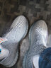 回力350椰子鞋男鞋2025冬季新款网面飞织鞋男休闲运动鞋减震跑步鞋潮 0117-灰色 44 实拍图