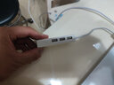 科乐多usb转千兆网口2.5G拓展坞分线器hub转接头RJ45网线转换器适用苹果mac笔记本电脑扩展坞以太网转接 usb2.0百兆-优雅白 实拍图