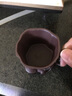 藏壶天下 宜兴紫砂杯主人杯 品茗杯个人杯茶碗 岁寒三友小杯单只 紫泥蓝黄花款 实拍图
