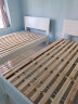 公熊（GXIONG） 公熊家具 床 实木床双人床单人床实木大床床 卧室家具 纯白色床+床垫 1800*2000框架床 实拍图