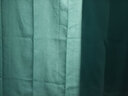 云瑾宿舍床帘下铺学生上铺棉麻强遮光围帘寝室加厚遮光布隔音帘 藏青棉麻(3片帘+顶+支架) 宿舍下铺（1.2米高） 实拍图