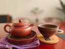凡越黑檀木壶承实木壶垫茶壶垫功夫茶具配件茶杯垫杯托壶托垫紫砂壶垫 电木壶承（大号）直径14cm 实拍图
