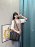 NINE WEST包包女款2025年最新款大容量托特包女士斜挎包情人节礼物送女友 黑色【精美礼盒】 实拍图