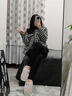 洁丽雅棉拖鞋女士秋冬季包跟2024新款居家厚底全包保暖毛毛绒棉鞋女外穿 粉色 【刺绣小狗】 36-37 (适合35-36码) 实拍图