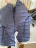雪中飞男士日常休闲立领羽绒服春季通勤时尚穿搭保暖防寒服纯色百搭外套 雾蓝色 L (175) 实拍图