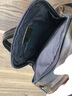 ANDSEEYOU品牌 复古邮差包男 头层牛皮小方包 手工背包 疯马皮休闲包 简约单肩包 真皮斜挎包 深疯马 实拍图