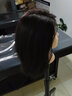 卡美丝美发头模全真发理发专用公仔模特头剪发练习假人头模型烫染吹模具 优质14英寸黑色系 小支架+鳄鱼夹+针尾梳 实拍图