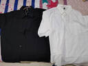 芝兴凉感衬衫男冰丝短袖韩版潮流男装衬衣轻熟风痞帅春夏垂感休闲上衣 3件装C72【黑色+白色+咖啡色】 XL 【适合135-150斤】 实拍图