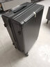 七匹狼行李箱男女新款拉链式扩容拉杆箱20英寸登机箱学生密码旅行箱皮箱 黑色 26英寸 实拍图