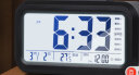 康巴丝（Compas）闹钟智能电子闹钟自动感光屏幕儿童学生闹钟WD877 黑色 实拍图