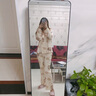 小情歌情侣睡衣女纯棉长袖全棉卡通男士睡衣套装可外穿家居服 MX2112G女装/MX2112B男装单套 L 女/身高160-165 体重100-120 实拍图