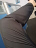 红蜻蜓（RED DRAGONFLY）休闲裤男士运动微弹时尚品牌印花百搭休闲直筒长裤子 灰色B XL 实拍图