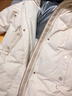 雅鹿狐狸大毛领羽绒服女冬季2024新款长款大牌高级感加厚保暖外套 白色 M 推荐110-125斤 实拍图