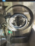 LG洗衣机原装进口双擎洗烘一体机14KG大容量全自动滚筒波轮分类上下双层双筒蒸汽除菌智能烘干直驱变频 银色WDRH657C7HW 实拍图
