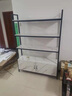 艾业（AIYE） 展示柜货架日用品超市展架烟酒零食化妆品母婴置物架便利店钢木 黑架加浅胡桃色层板【带柜】 五层长100*宽30*高170cm 实拍图