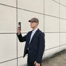 千纸鹤易打理西服男士抗皱休闲西装男修身单西外套男春秋季35382 06C灰色 L 实拍图