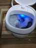 VCJ洗衣机迷你小型家用母婴内衣裤洗袜子神器儿童单身宿舍出租房半自动洗脱一体波轮洗衣机 白1KG【蓝光+立体水洗+强力去污】 实拍图