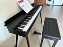 贝琪（Betsy）电钢琴重锤88键成人家用初学者专业考级家用书桌立式翻盖电子钢琴 B126力度键-木纹黑 高配(琴+学琴礼包+双人琴凳） 实拍图