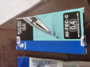 百乐（PILOT）针管式超细钢珠中性笔啫喱笔墨液大容量学生办公小针管BLLH-20C4-B HI-TEC-C  0.4mm 黑色12支装 实拍图