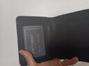 班亚奴男士钱包班亚奴新款真皮短款超薄驾驶证卡包多功能竖款男式皮夹 黑色-普通款（平纹头层皮） 实拍图
