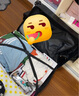 卡帝乐鳄鱼（CARTELO）行李箱女轻音万向轮拉杆箱男密码旅行箱大容量上学出差箱防刮皮箱 尊贵黑防刮复古/拉链款 26英寸 /单人长途 实拍图