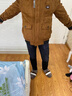 PINFULU冬天衣服男棉衣秋冬季外套男士棉服冬季潮流棉袄子面包服夹克男装 白色 XL (推荐体重120-140斤) 实拍图