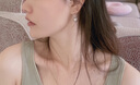 恋晴白金心中有你耳环女长款爱心耳坠520情人节礼物送女友老婆生日 白金心中有你耳环白+浪漫流沙盒 实拍图