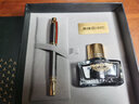 英雄（HERO）钢笔200E轻奢14K金笔尖礼盒套装商务送礼男士生日礼物 草枪灰亮金【墨水套】 0.5MM 实拍图