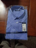 雅戈尔衬衫男士 夏季青年男商务休闲短袖衬衫 GSDP16387IJA 浅蓝格子 40 实拍图