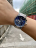 Colevkie男士手表男生新款品牌全自动机械表防水十大名男表学生日礼物男生 7007白壳蓝面钢带 实拍图