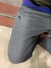 安踏（ANTA）男裤休闲运动裤卫裤男秋冬季加绒加厚保暖跑步休闲裤男士长裤子 【加绒螺纹收口】蓝色7306N-2 M /170 实拍图