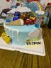 蜜今生儿童卡通新鲜奶油水果生日蛋糕现做同城配送男女孩周岁满月当天到 A款小汽车蛋糕 8英寸（适合2-4人） 实拍图