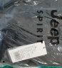 JEEP SPIRIT吉普休闲长袖t恤男商务简约宽松POLO翻领男士体恤打底衫 PS0037黑色 L码建议140-155斤左右 实拍图