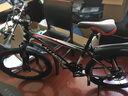 ICOLOUR山地车自行车成人公路单车男变速双减震越野单车学生女青少年 旗舰版-三刀轮【黑红色】 26寸27速【身高：160-180cm】 实拍图