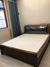 玺安（XIAN） 床 金丝胡桃木新中式实木床大小户型现代简约主卧双人床软包家具 胡桃木床+6D乳胶棕床垫+2柜 1800mm*2000mm气压结构 实拍图