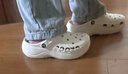 卡骆驰（CROCS）贝雅云彩女士洞洞鞋户外休闲鞋|208186 白色-100 40 (260mm) 尺码偏小，建议选大一码 实拍图