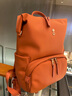 爱可乐（Echolac）双肩包女时尚背包潮流休闲包电脑包高档轻奢礼盒送女朋友CKP2075 珊瑚橘【L号可放15吋笔记本】 实拍图