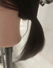 卡美丝美发头模全真发理发专用公仔模特头剪发练习假人头模型烫染吹模具 优质14英寸黑色系35cm 落地大支架 实拍图