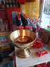 盛凡 纯黄铜供佛铜油灯供灯佛前长明灯油灯架套装家用供奉食用油灯 3号款/高14cm+浮漂 实拍图