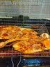 均璞烧烤签子不锈钢烧烤工具套装羊肉串钎子家用烤鱼夹网圆扁铁签加厚 80扁签+鱼夹 实拍图