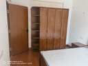 华南衣柜 全实木大衣柜中式简易平开门卧室家具简易衣橱 胡桃色主柜+边柜 4门 实拍图