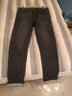 狮子聪  加绒牛仔裤女外穿弹力修身显瘦小脚加厚保暖带绒2025冬季新款 灰色灰绒九分(SJ-8836) 32 实拍图