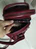 喵小姐（MISSMIAO）轻奢高端品牌女士包包女包新款流苏双肩包女休闲大容量百搭小背包 时尚酒红(轻便旅行通勤旅游外出) 实拍图