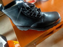 星客士棉皮鞋男冬天皮靴中老年加绒加厚牛皮羊毛雪地靴冬季保安靴子冬鞋 黑色 42 实拍图