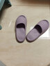 沐候日式高端EVA踩屎感凉拖鞋女夏季浴室洗澡防滑男士大码居家用 紫色-波浪按摩 39-40 （适合39-40） 实拍图