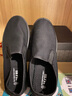 回力一脚蹬男鞋老北京布鞋子男士秋冬季帆布鞋男运动休闲懒人工作板鞋 全黑6249 41 实拍图