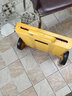 喜路仕升级购物车菜篮车爬楼梯手拉车老人超市小推车买菜车带盖可坐神器 BY06-F大轮款黄色 实拍图
